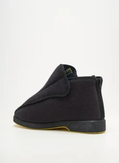 Chaussons/pantoufles Emanuela Noir Bout Rond