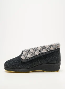 Chaussons/pantoufles Emanuela Noir Talon Plat Jusqu'à 3cm