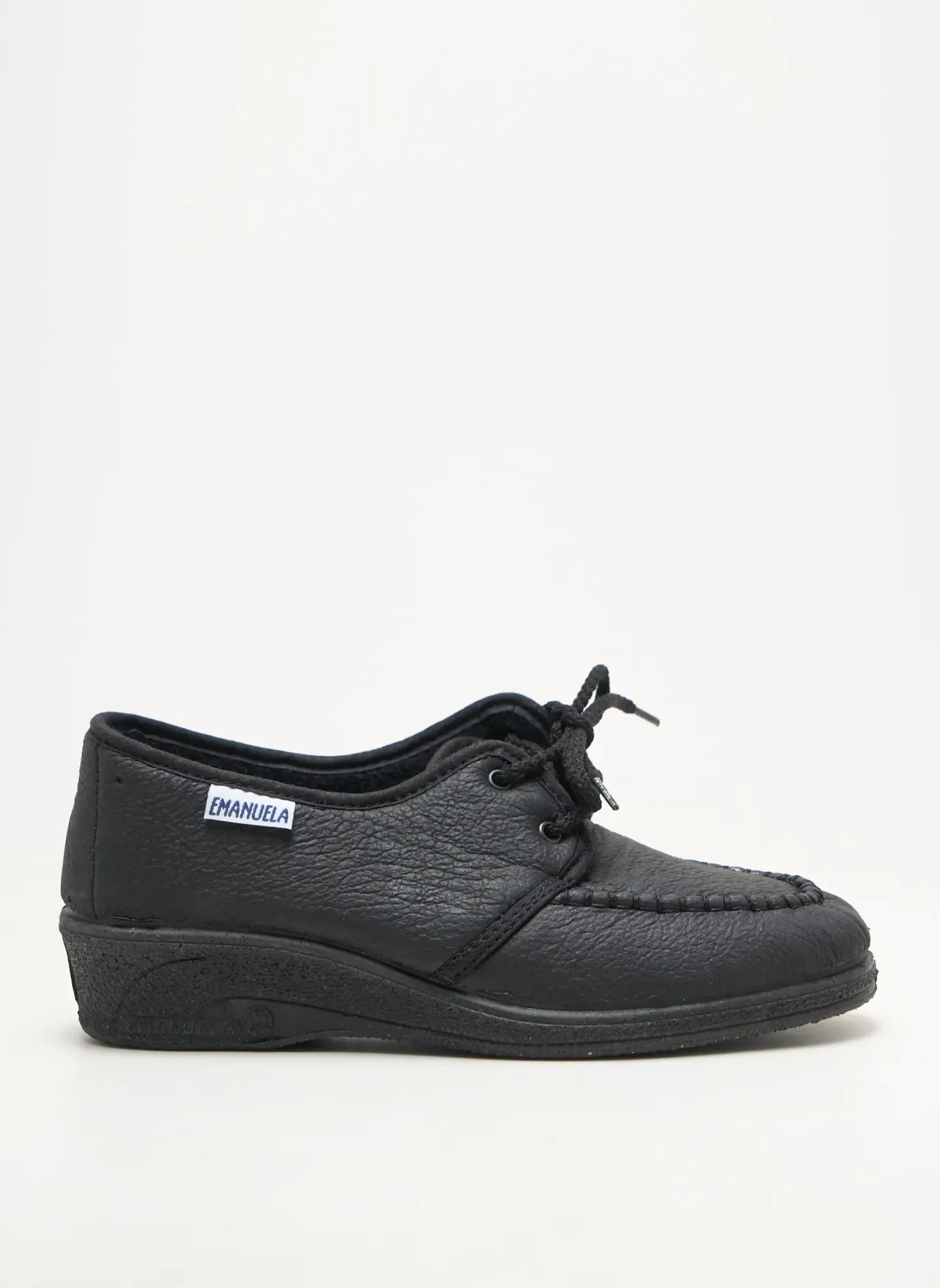 Chaussons/pantoufles Emanuela Noir Talon Plat Jusqu'à 3cm