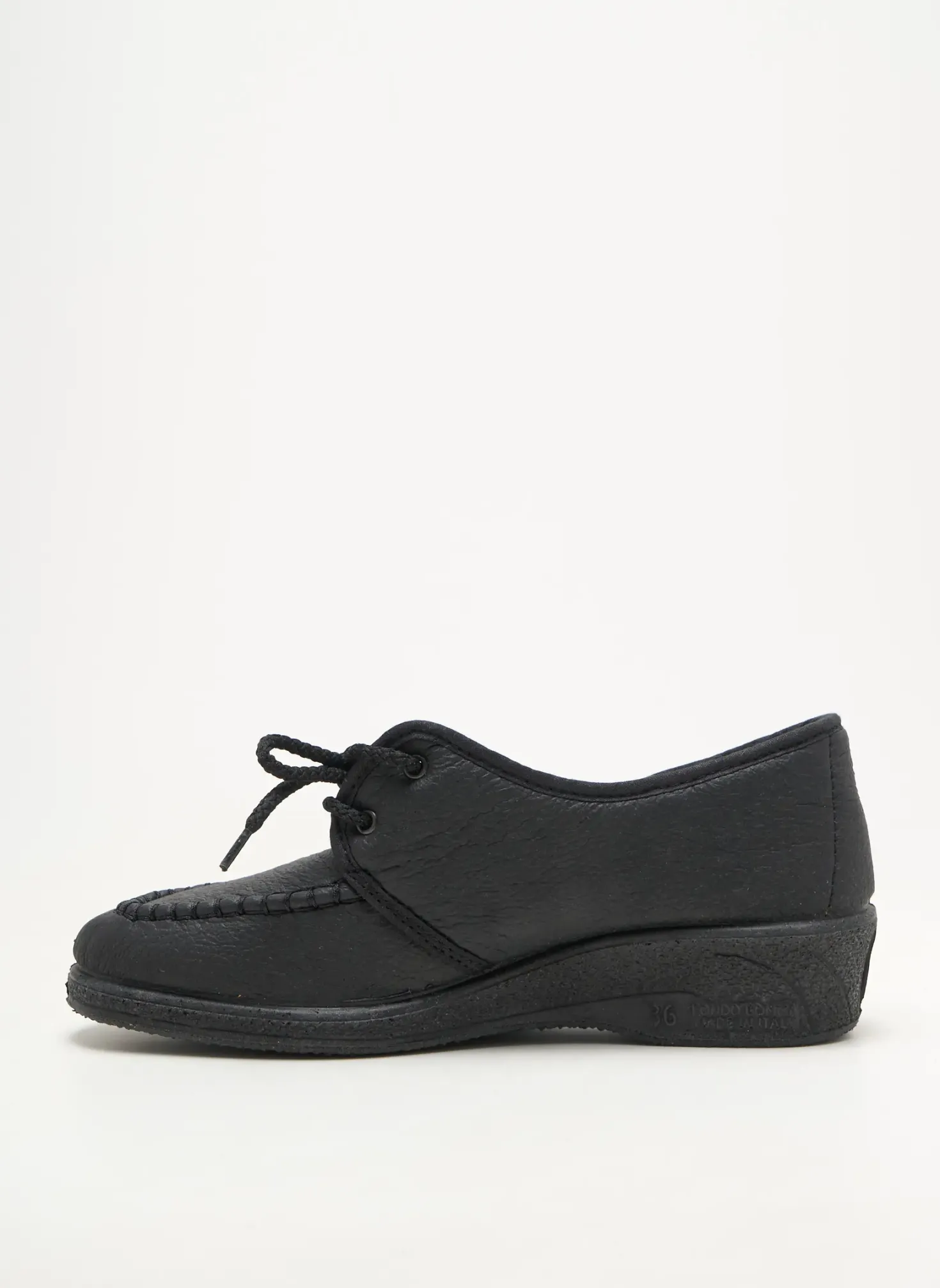 Chaussons/pantoufles Emanuela Noir Talon Plat Jusqu'à 3cm