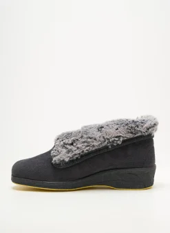 Chaussons/pantoufles Emanuela Gris Talon Plat Jusqu'à 3cm