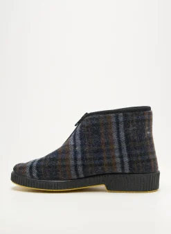 Chaussons/pantoufles Emanuela Bleu Talon Plat Jusqu'à 3cm