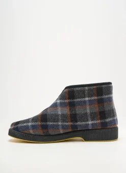 Chaussons/pantoufles Emanuela Bleu Bout Rond