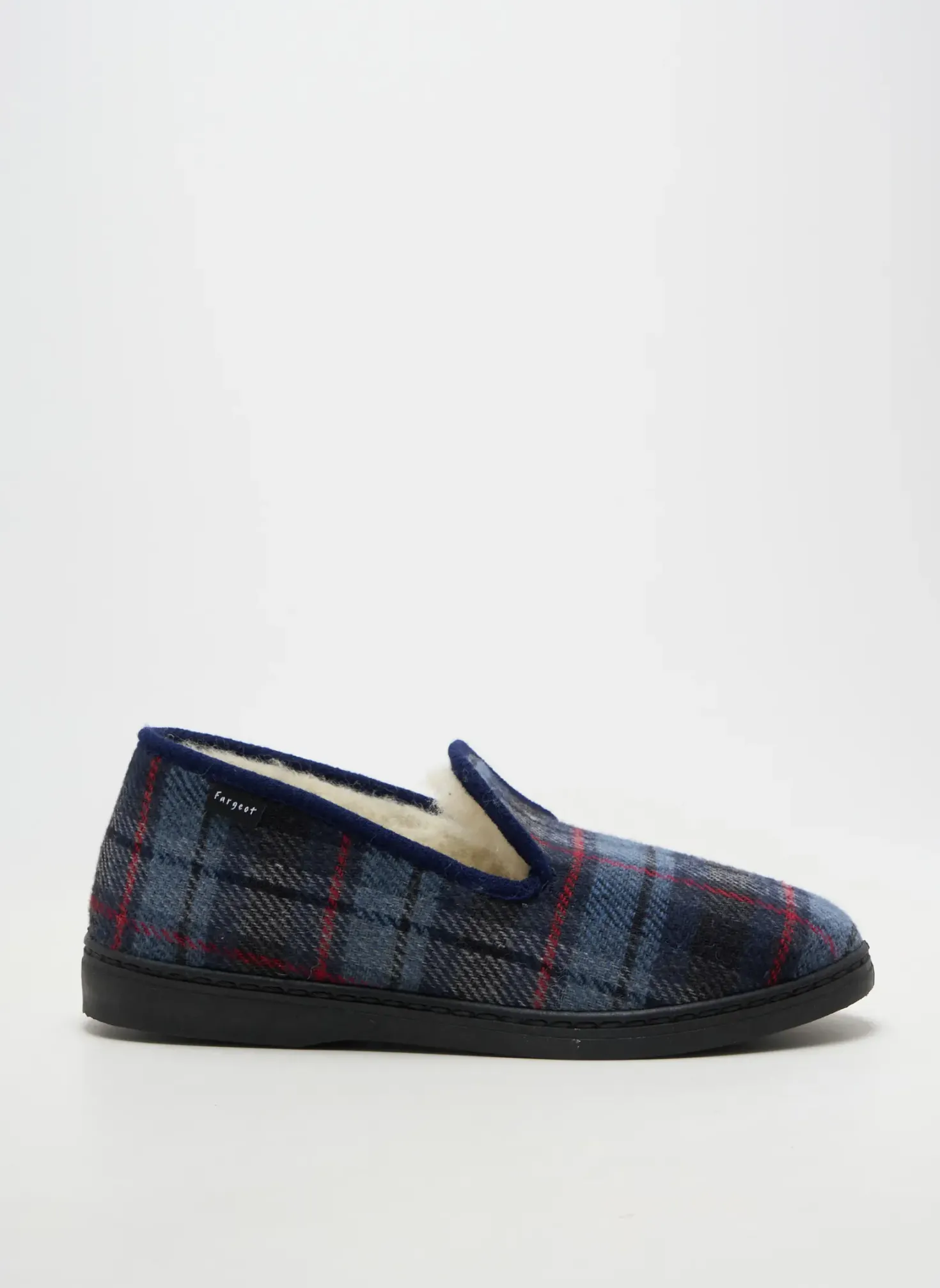 Chaussons/pantoufles Fargeot Bleu Bout Rond