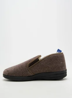 Chaussons/pantoufles Fargeot Marron Bout Rond