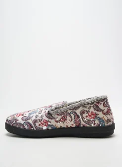 Chaussons/pantoufles Fargeot Blanc Talon Plat Jusqu'à 3cm