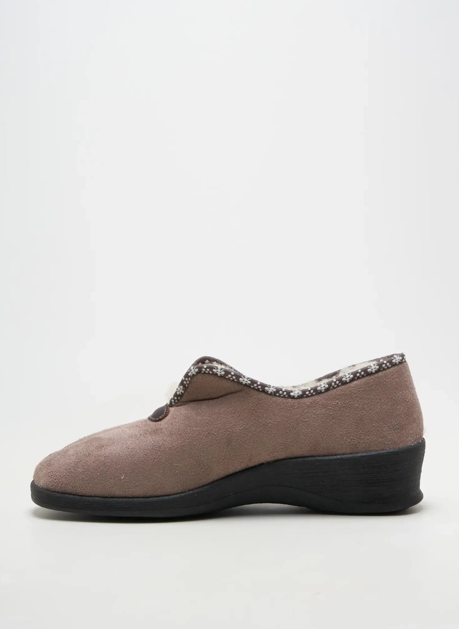 Chaussons/pantoufles Fargeot Beige Talon De 4 À 6cm