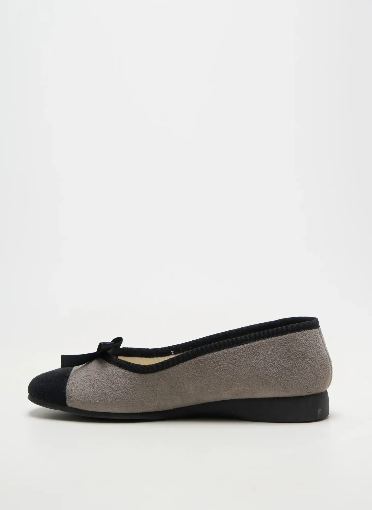 Chaussons/pantoufles Fargeot Gris Talon Plat Jusqu'à 3cm