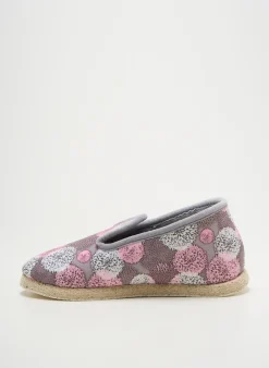 Chaussons/pantoufles Fargeot Rose Talon Plat Jusqu'à 3cm