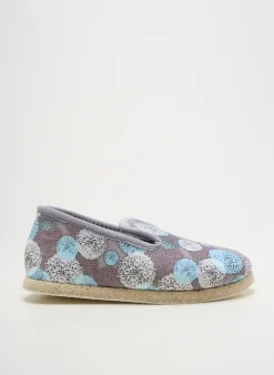 Chaussons/pantoufles Fargeot Gris Talon Plat Jusqu'à 3cm