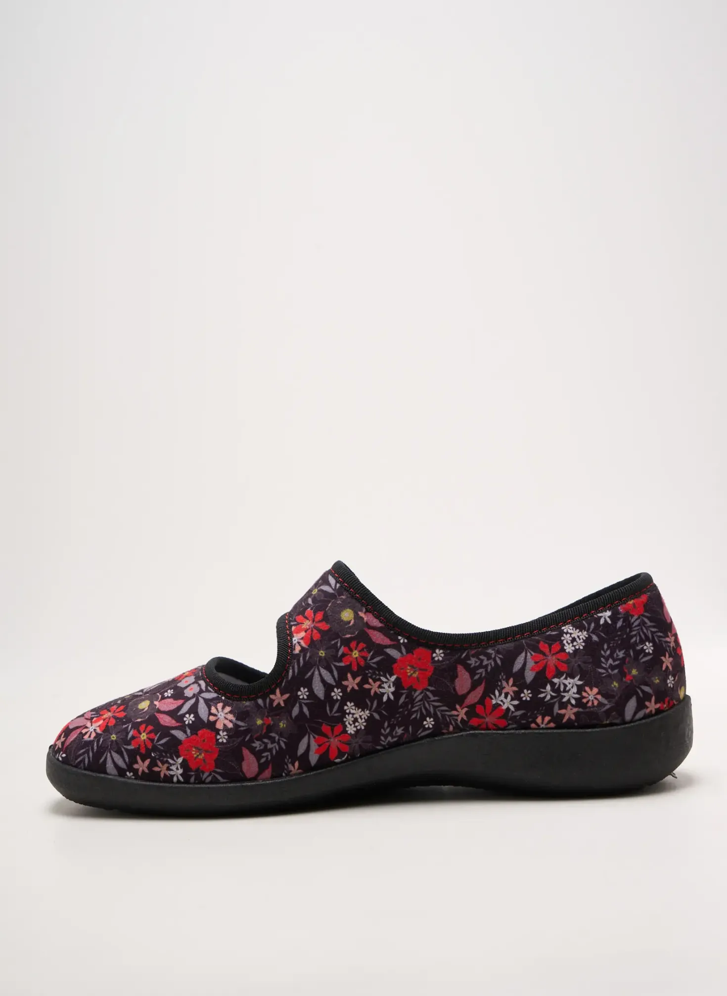 Chaussons/pantoufles Fargeot Noir Talon Plat Jusqu'à 3cm