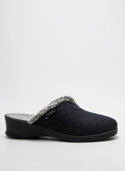 Chaussons/pantoufles Fargeot Noir Talon De 4 À 6cm