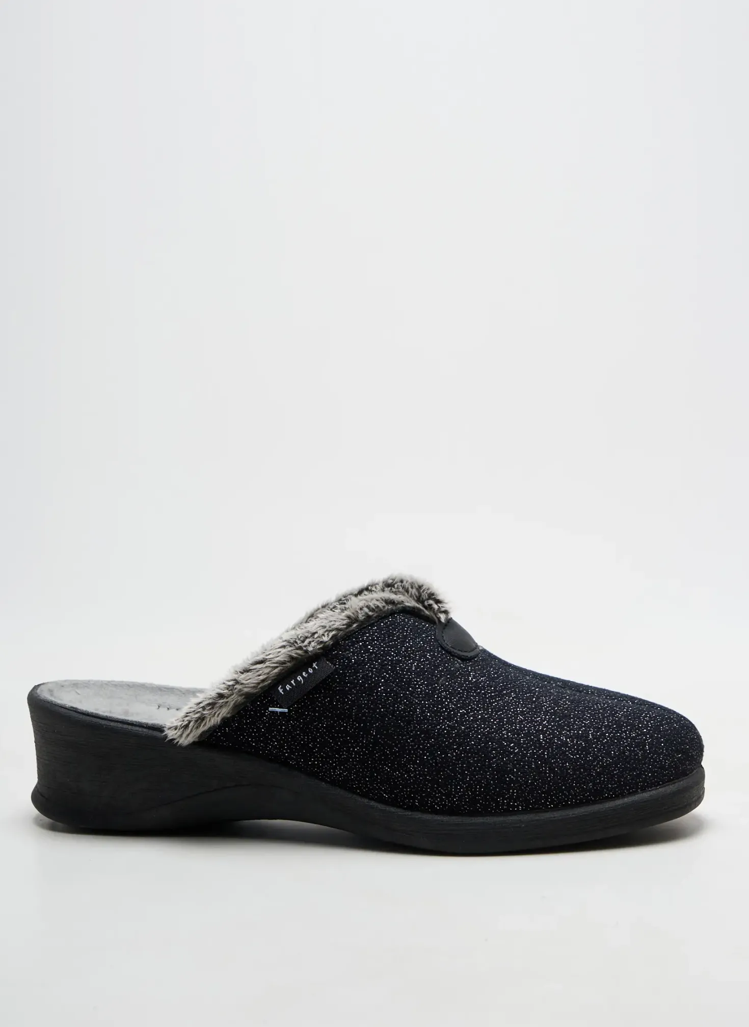 Chaussons/pantoufles Fargeot Noir Talon De 4 À 6cm