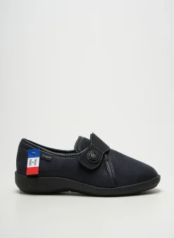 Chaussons/pantoufles Fargeot Bleu Talon Plat Jusqu'à 3cm