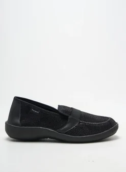 Chaussons/pantoufles Fargeot Noir Talon Plat Jusqu'à 3cm