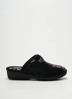 Chaussons/pantoufles Fargeot Noir Talon De 4 À 6cm