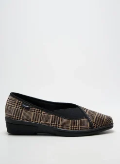 Chaussons/pantoufles Fargeot Beige Talon De 4 À 6cm