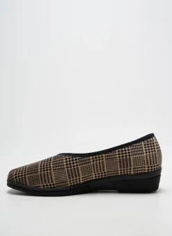 Chaussons/pantoufles Fargeot Beige Talon De 4 À 6cm
