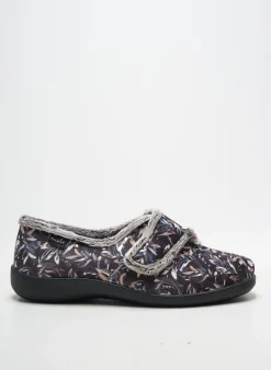 Chaussons/pantoufles Fargeot Noir Talon Plat Jusqu'à 3cm