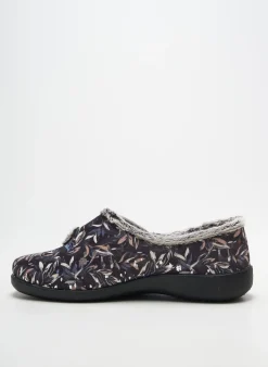 Chaussons/pantoufles Fargeot Noir Talon Plat Jusqu'à 3cm