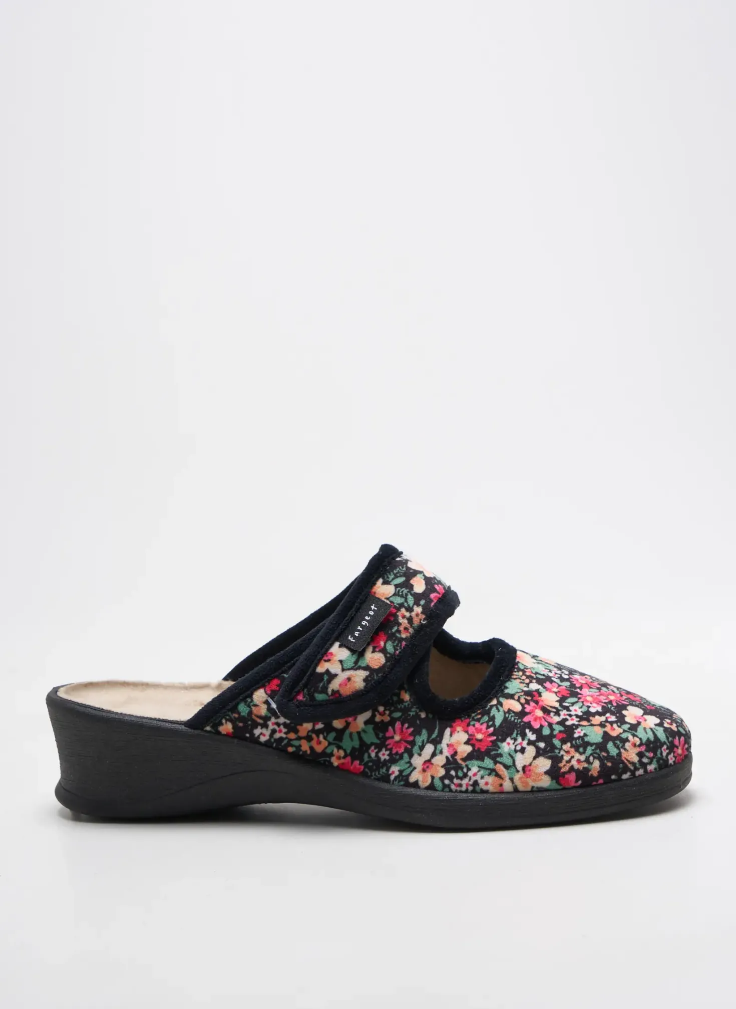 Chaussons/pantoufles Fargeot Noir Talon De 4 À 6cm