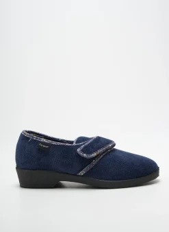 Chaussons/pantoufles Fargeot Bleu Talon De 4 À 6cm