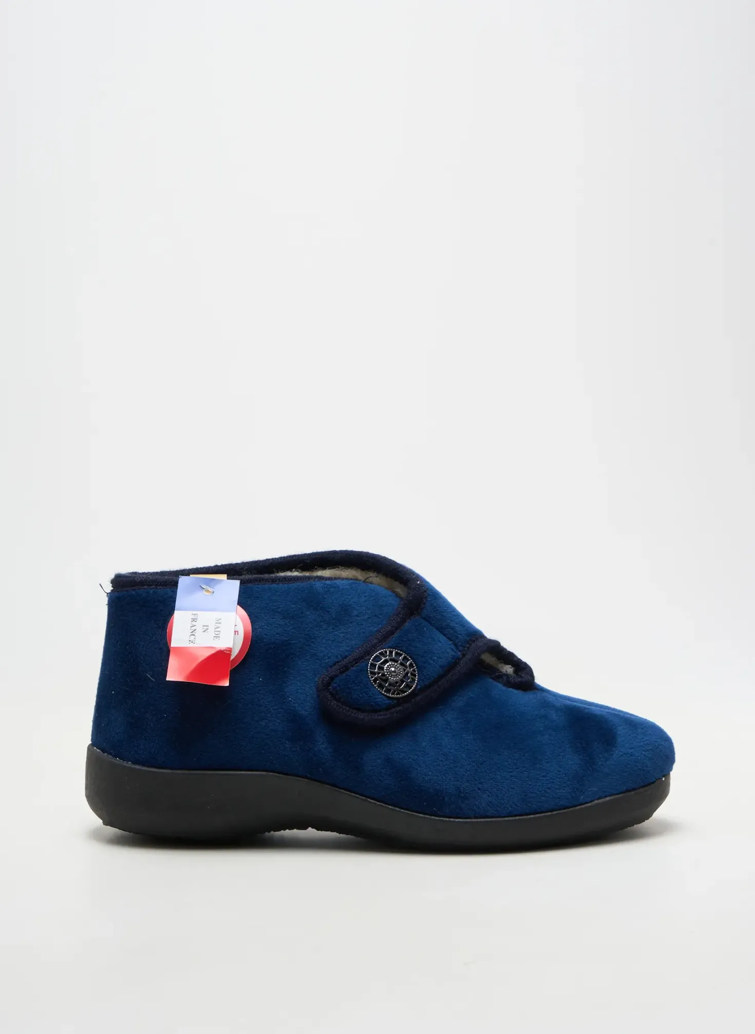 Chaussons/pantoufles Fargeot Bleu Talon Plat Jusqu'à 3cm