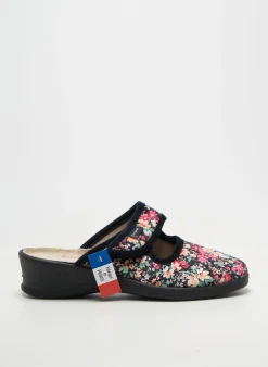 Chaussons/pantoufles Fargeot Noir Talon De 4 À 6cm