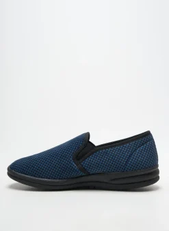 Chaussons/pantoufles Fargeot Bleu Bout Rond