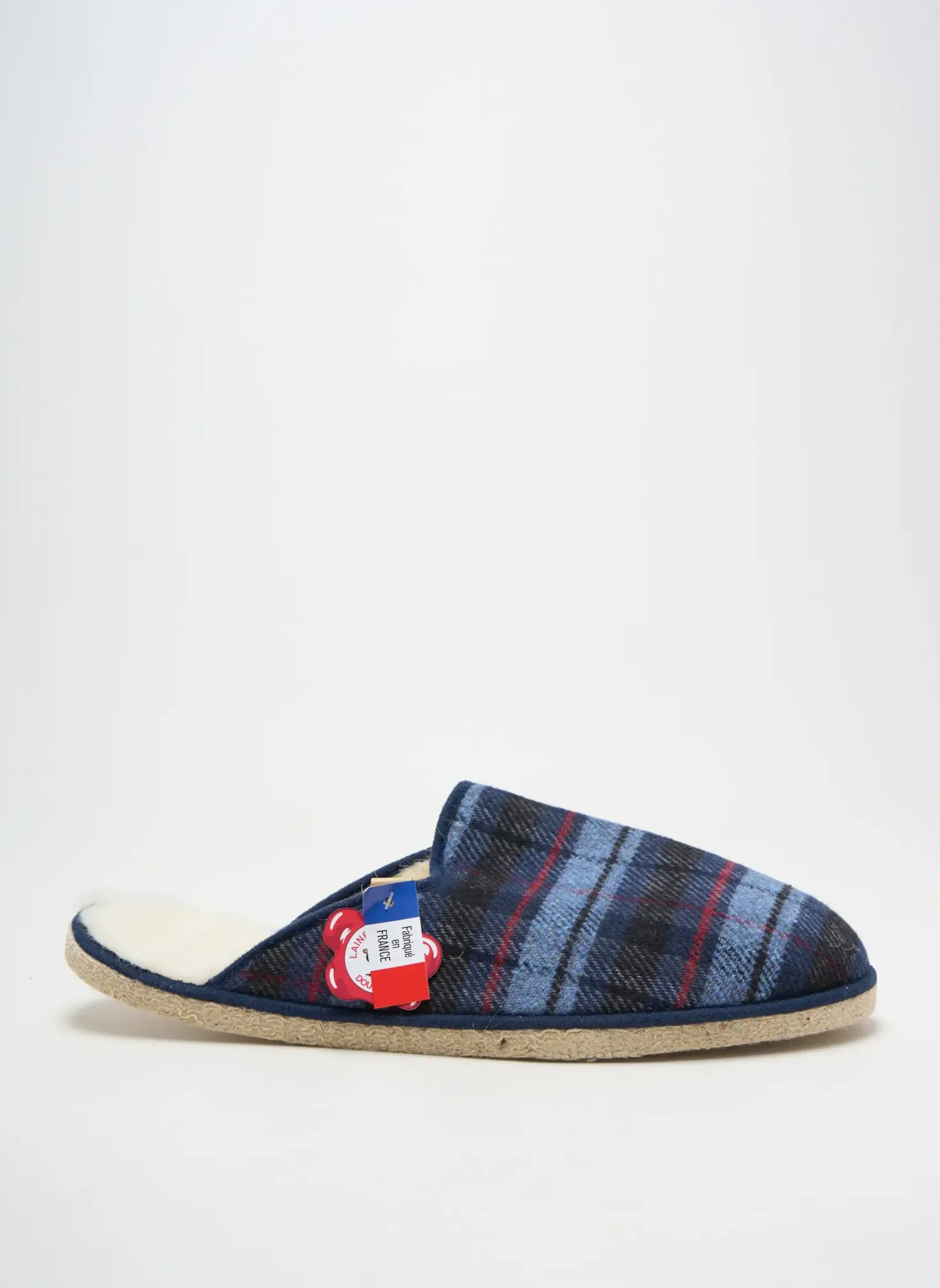 Chaussons/pantoufles Fargeot Bleu Bout Rond