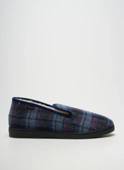 Chaussons/pantoufles Fargeot Bleu Bout Rond