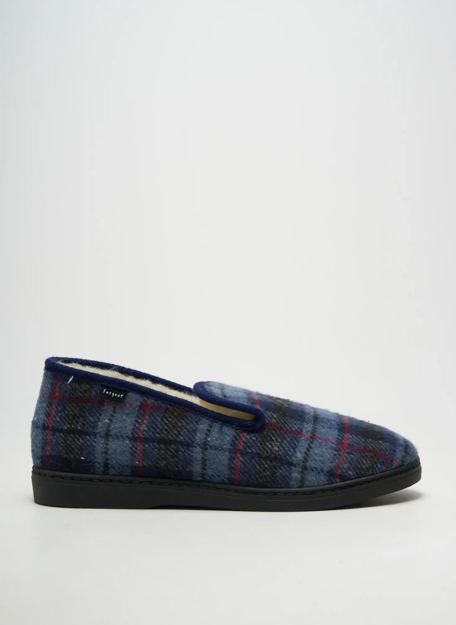 Chaussons/pantoufles Fargeot Bleu Bout Rond