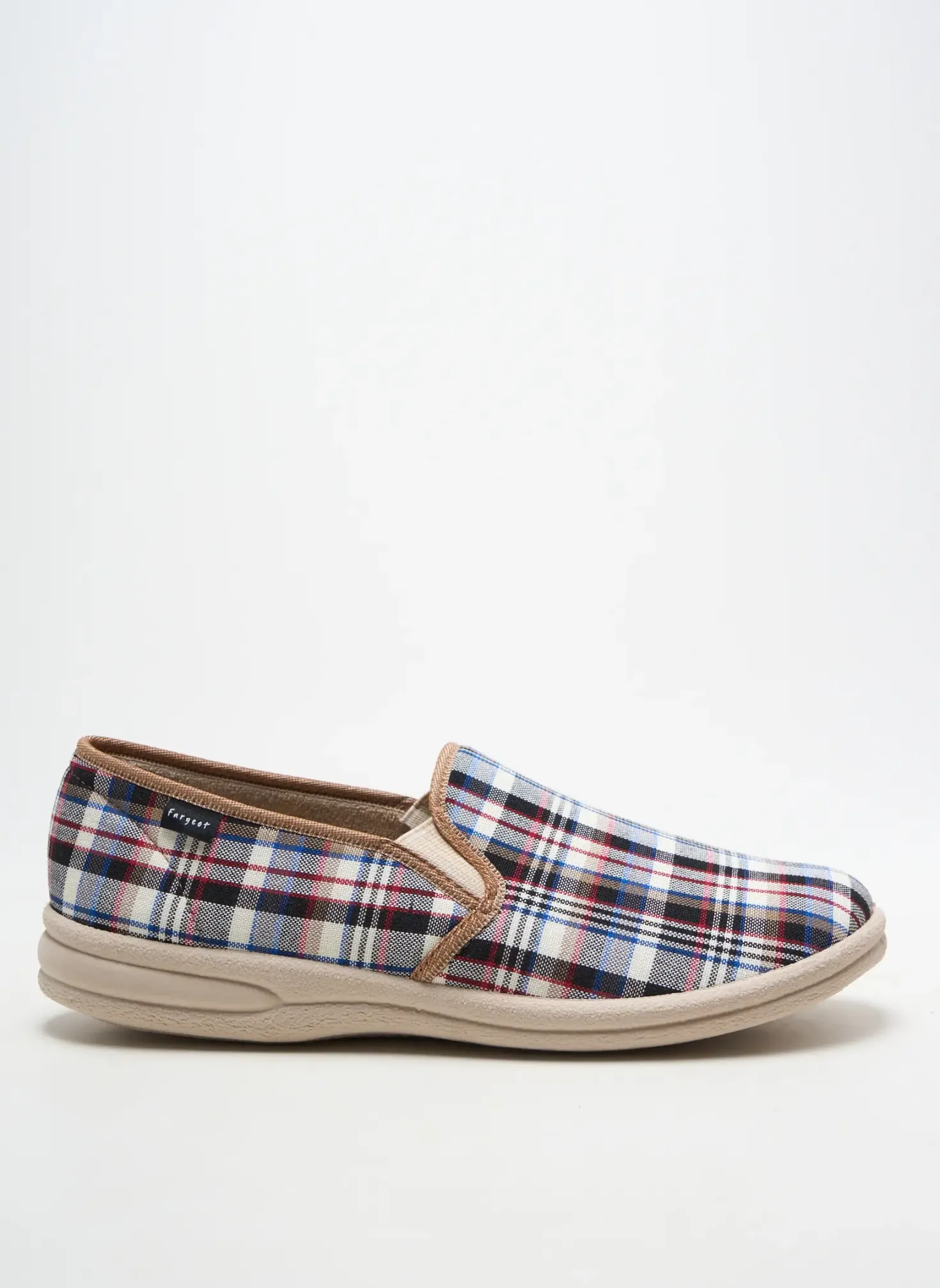 Chaussons/pantoufles Fargeot Beige Bout Rond