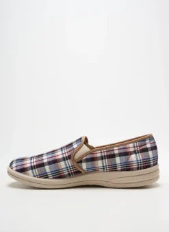 Chaussons/pantoufles Fargeot Beige Bout Rond