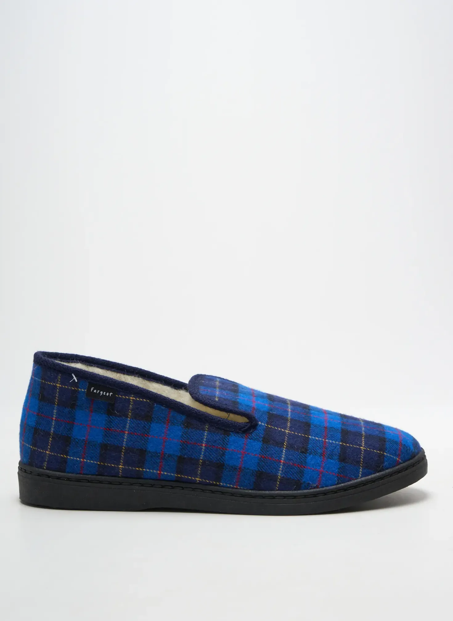 Chaussons/pantoufles Fargeot Bleu Bout Rond