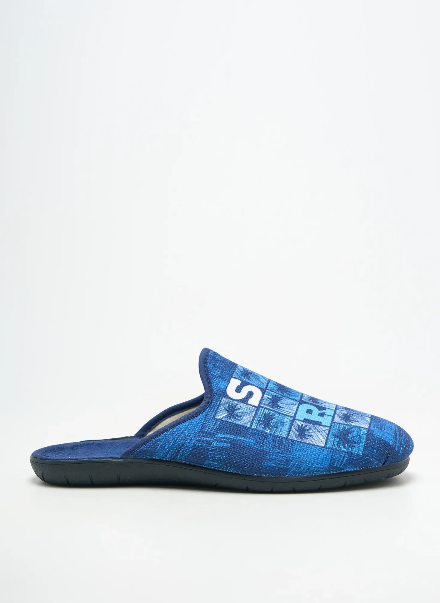 Chaussons/pantoufles Fargeot Bleu Bout Rond