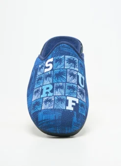 Chaussons/pantoufles Fargeot Bleu Bout Rond