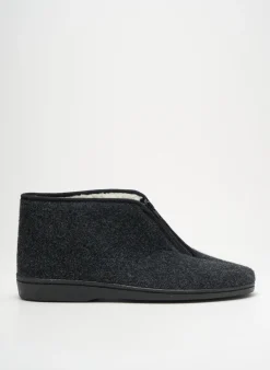 Chaussons/pantoufles Goes Gris Bout Rond
