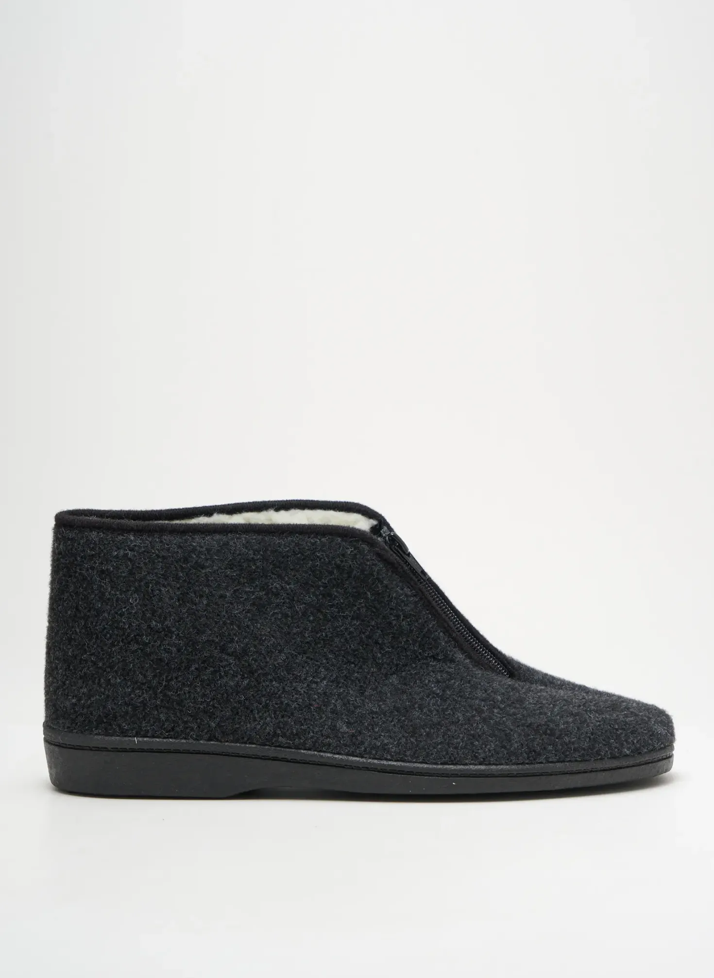 Chaussons/pantoufles Goes Gris Bout Rond