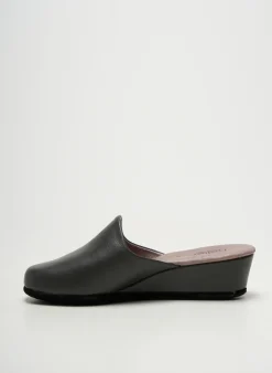 Chaussons/pantoufles Heller Gris Talon De 4 À 6cm