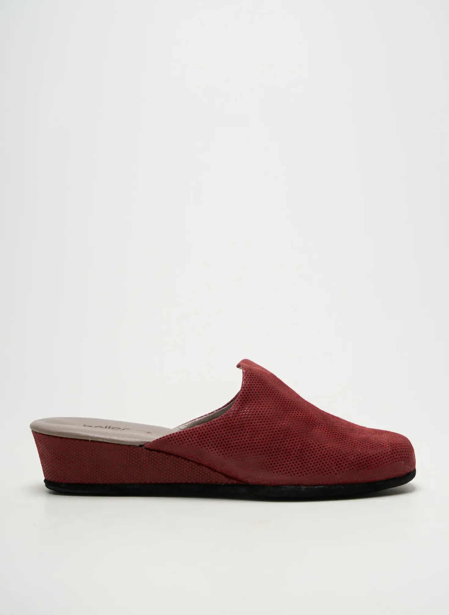 Chaussons/pantoufles Heller Rouge Talon De 4 À 6cm