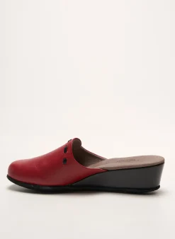 Chaussons/pantoufles Heller Rouge Talon De 4 À 6cm