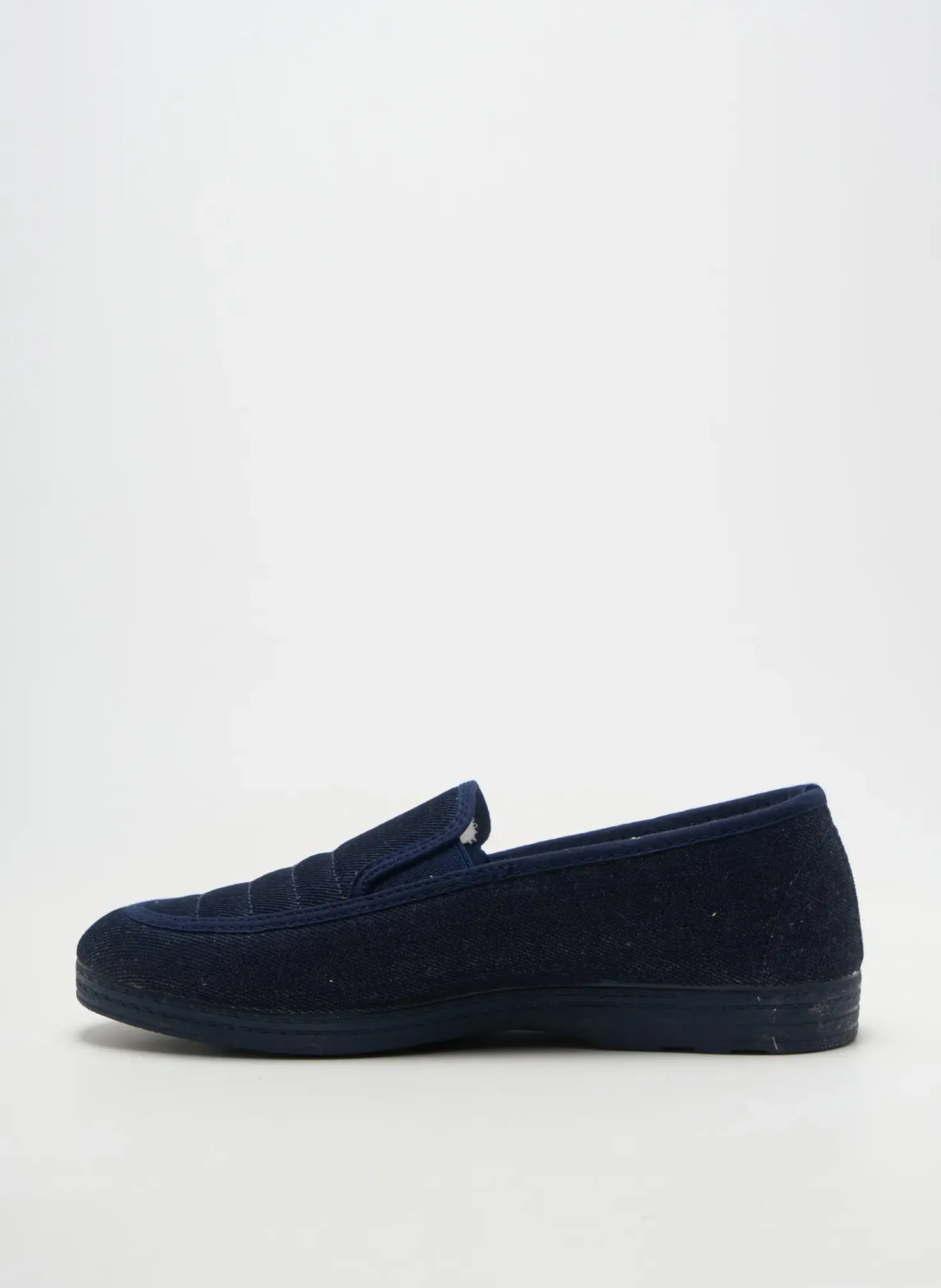 Chaussons/pantoufles La Maison De L'espadrille Bleu Bout Rond
