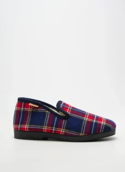Chaussons/pantoufles La Maison De L'espadrille Bleu Bout Rond