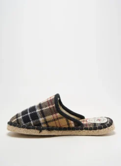 Chaussons/pantoufles La Maison De L'espadrille Beige Bout Rond