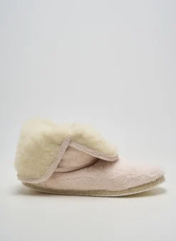Chaussons/pantoufles L'atelier Charentaises Beige Talon Plat Jusqu'à 3cm