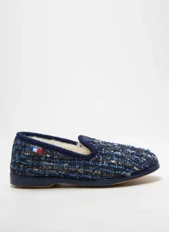 Chaussons/pantoufles La Vague Bleu Talon Plat Jusqu'à 3cm