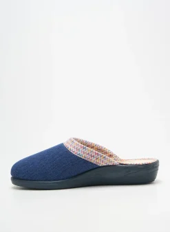 Chaussons/pantoufles La Vague Bleu Talon Plat Jusqu'à 3cm