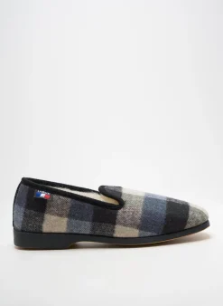 Chaussons/pantoufles La Vague Bleu Bout Rond