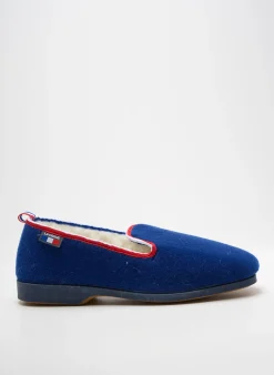 Chaussons/pantoufles La Vague Bleu Bout Rond
